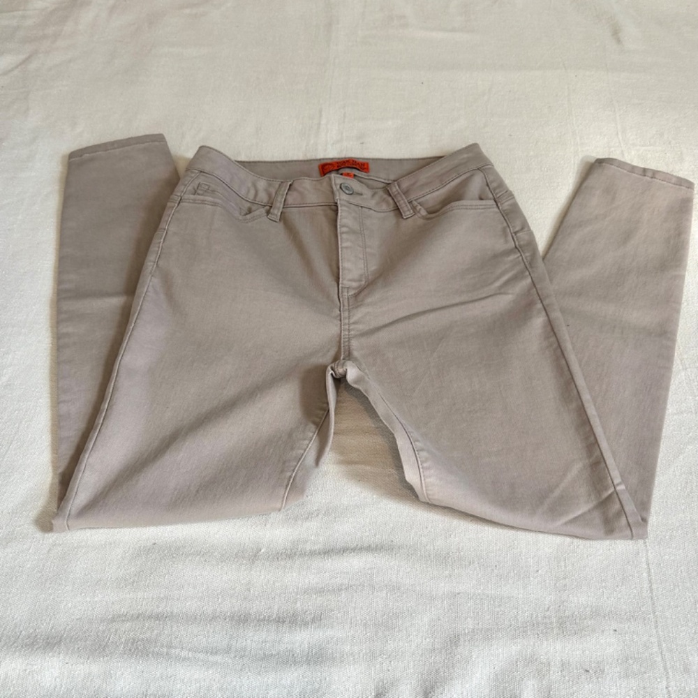 Wax Jean Butt I Love You High Rise Khaki Twill Pants 9 NWOT